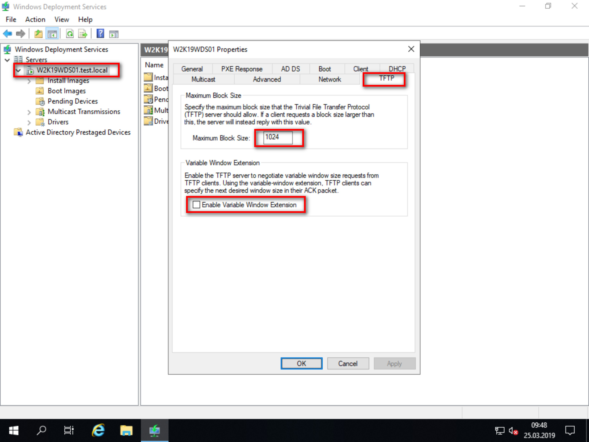 WDS 0xc0000001 Boot-Error
