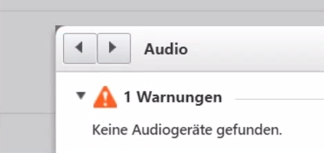 „Keine Audiogeräte gefunden“ mit Citrix VDA 2203, wenn Clientrechner mehr als 8 Audiogeräte besitzt.